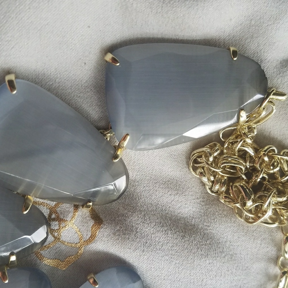 Kendra Scott Slate Harlow Necklace - Picture 4 of 5